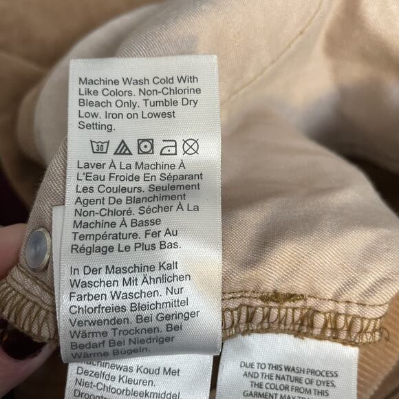 J Crew Pants Womens 30 Tan Corduroy Vintage Slim Straight Stretch Reimagined - Picture 9 of 14